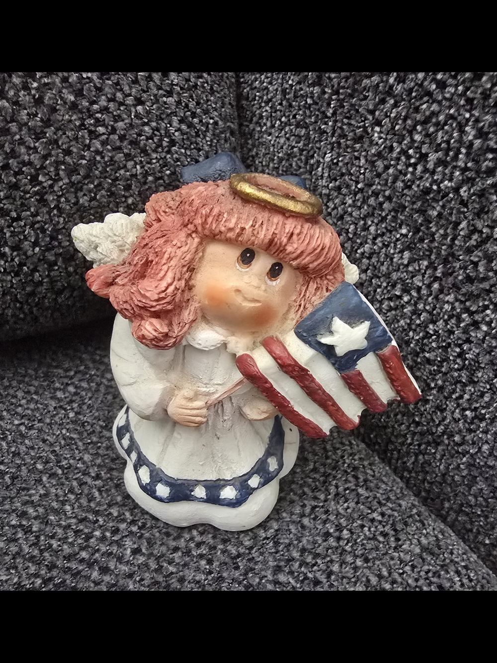 Patriotic Angel Figurine